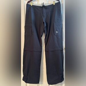 MOUNTAIN HARDWEAR 12 Bk Hiking Outdoor Convertible Cargo Pants Wide Leg Gorpcore